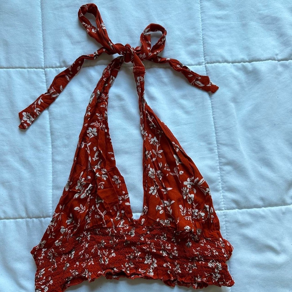 Floral Halter Top